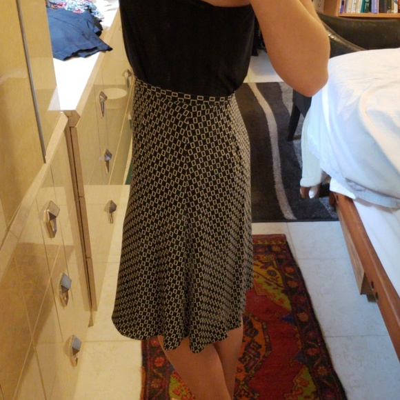 Work Professional Business Skirt Black and White - Picture 4 of 4
